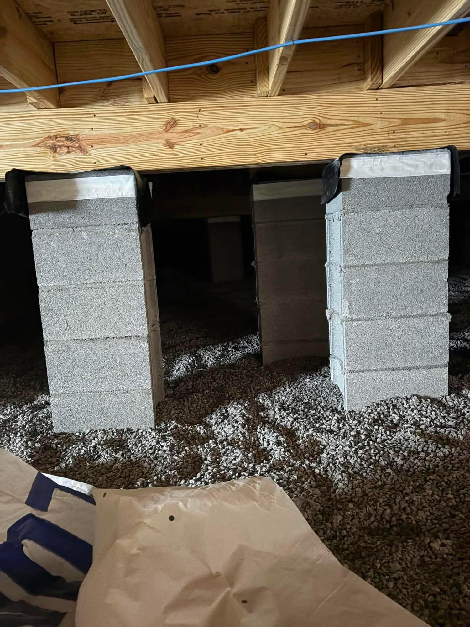 Recent crawl space project photo