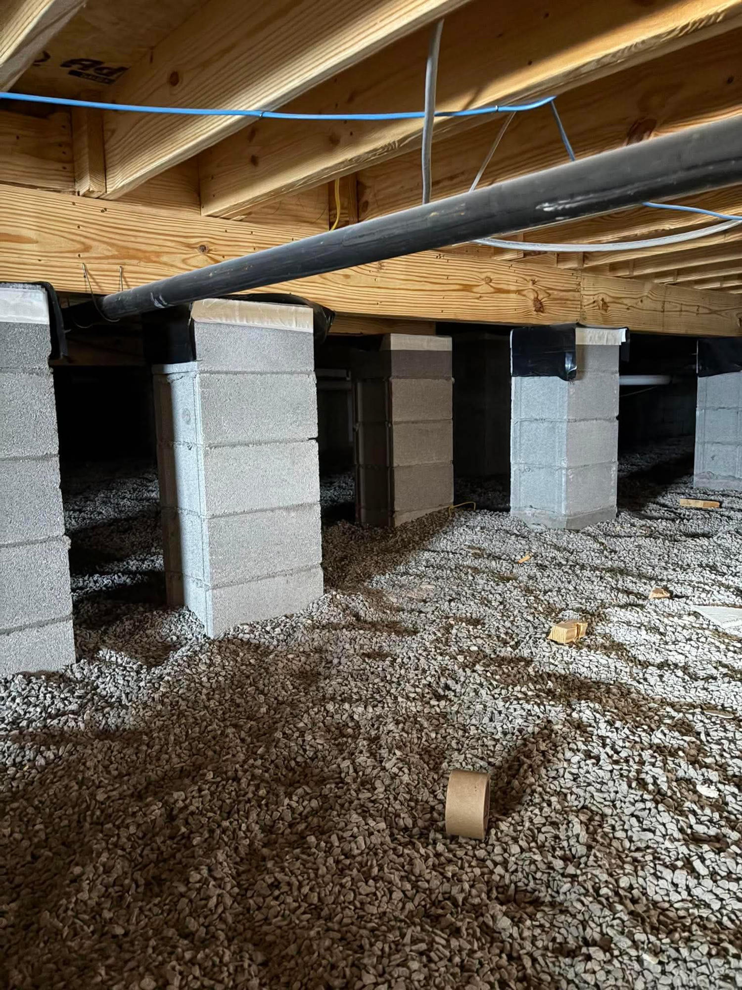 Recent crawl space project photo