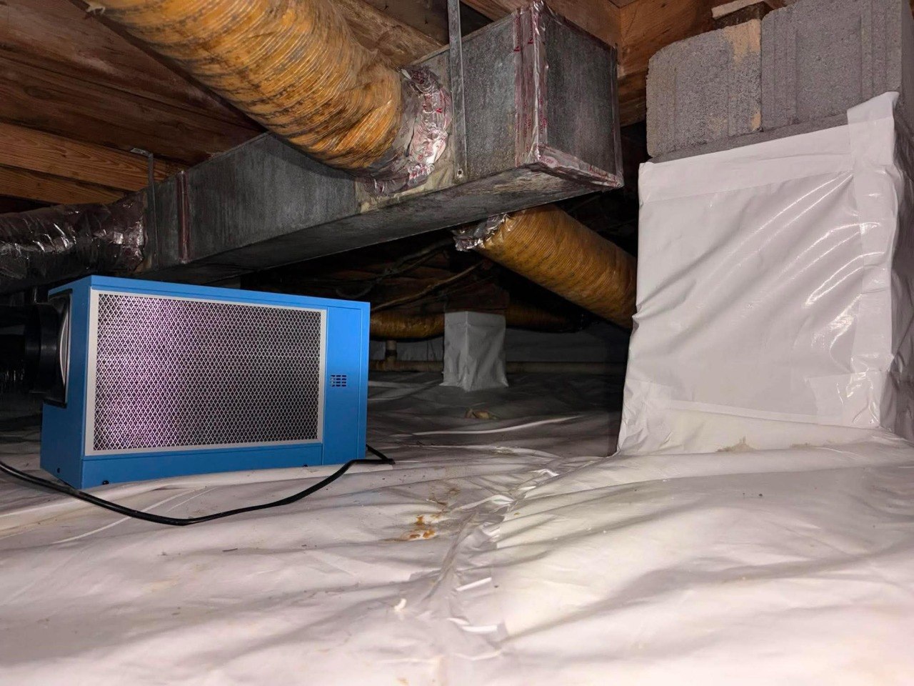 Recent crawl space project photo